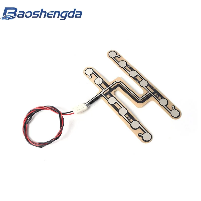 带多个圆形感压区域和引线的FSR压力传感器样品